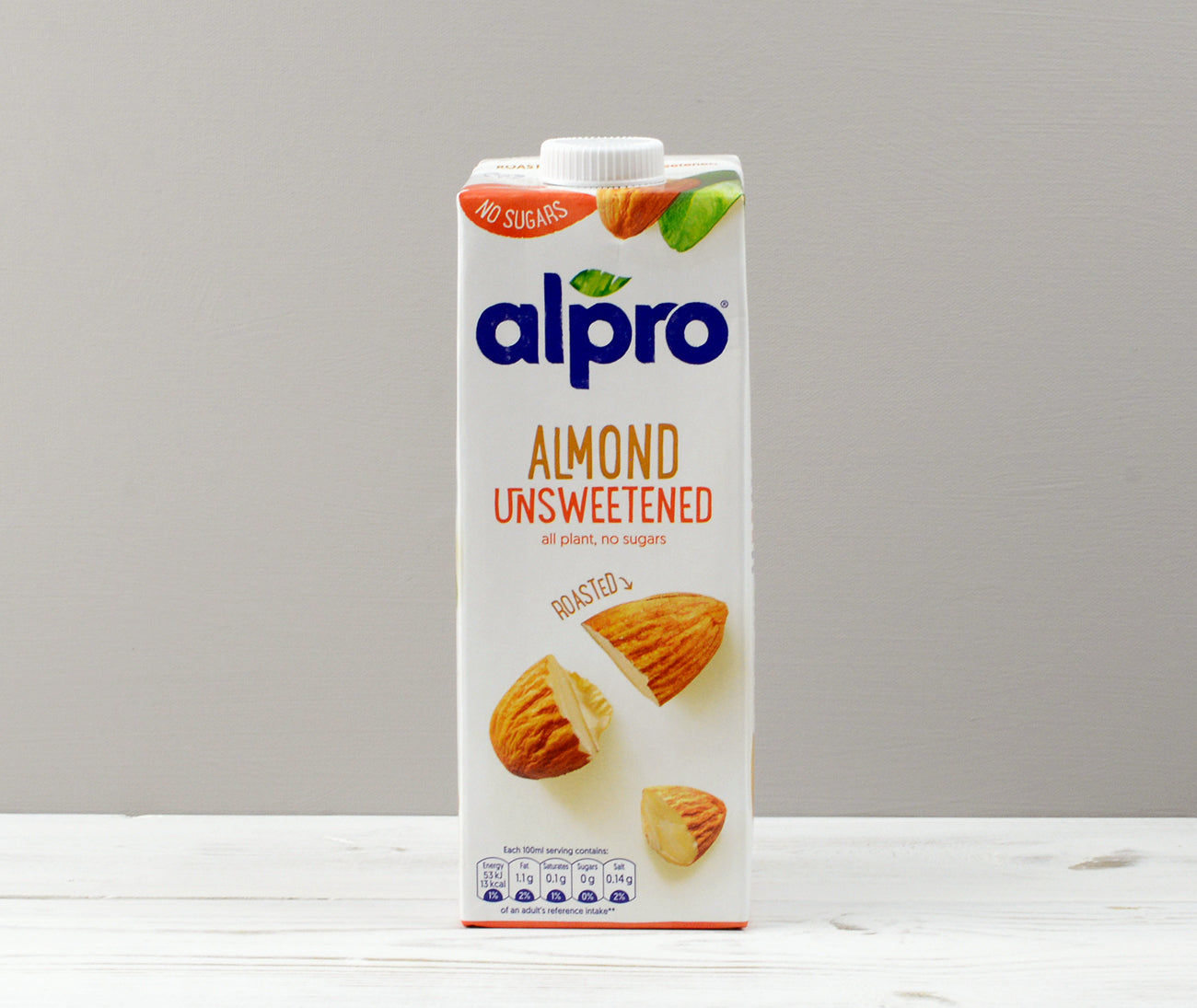 Alpro Almond Unsweetened Roasted (1l)