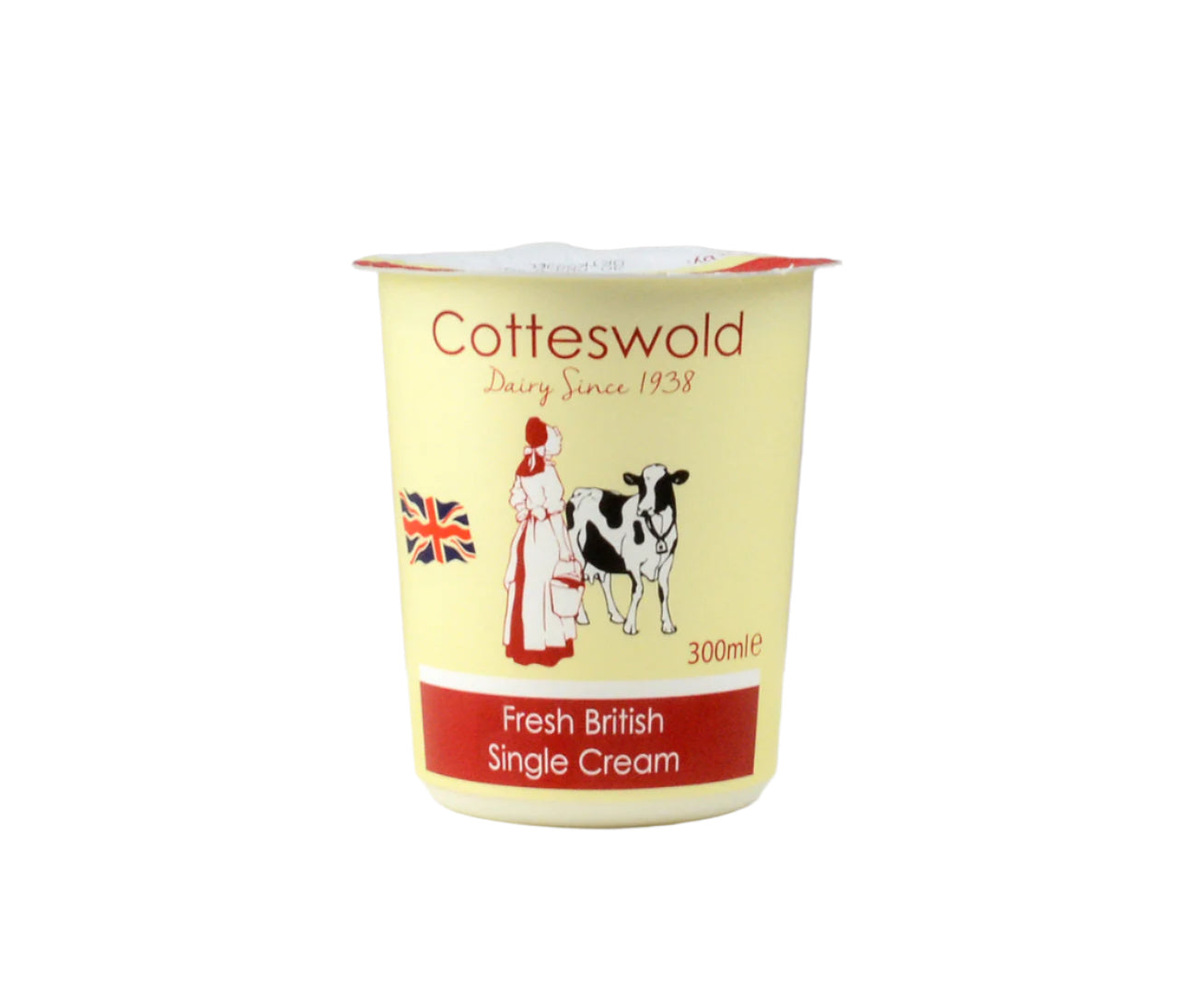 Cotteswold Fresh British Single Cream (300ml)