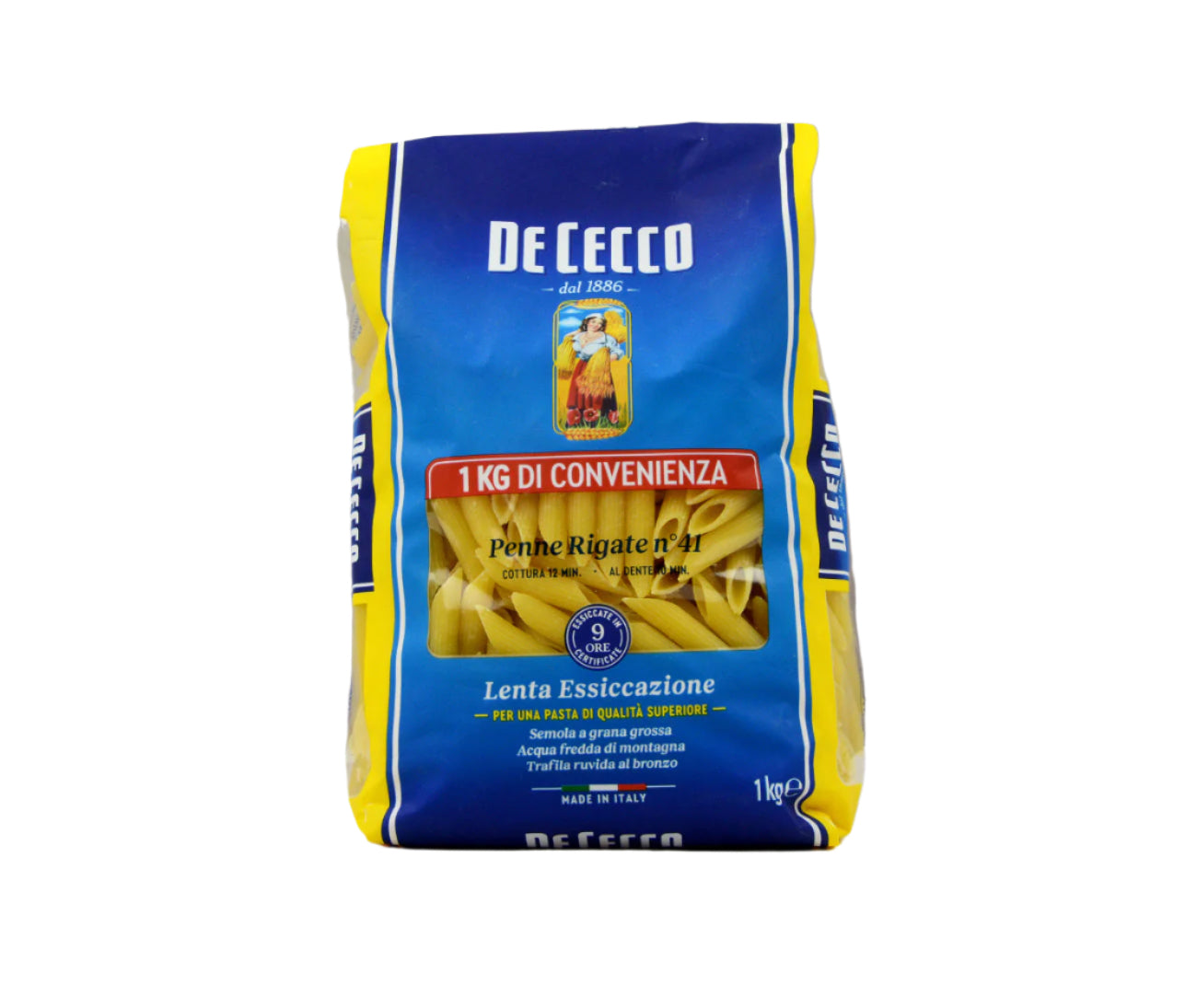 De Cecco Penne Rigate Pasta (1kg)