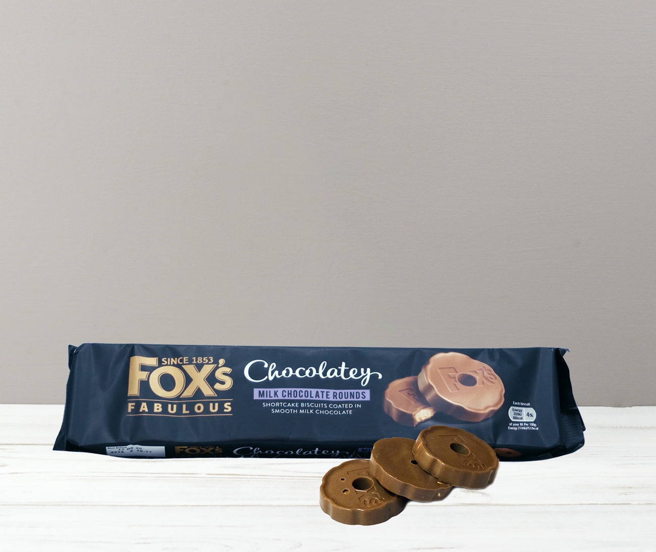 Fox's Chocolatey Milk Chocolate Biscuits Rounds 130g