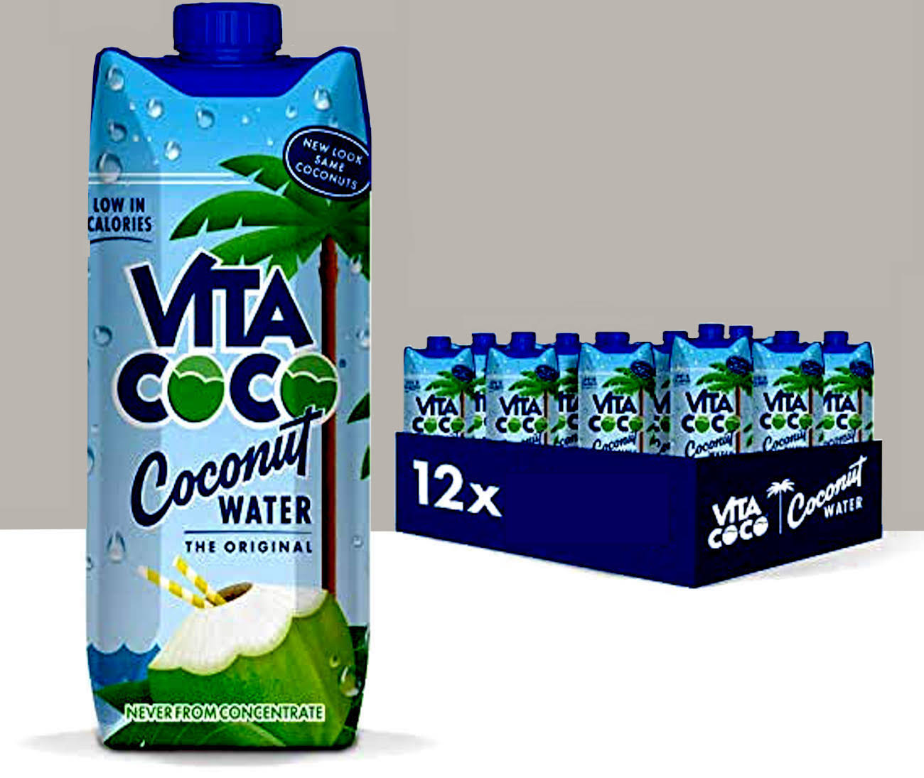 Vita Coco Natural Coconut Water (12 x 330ml)